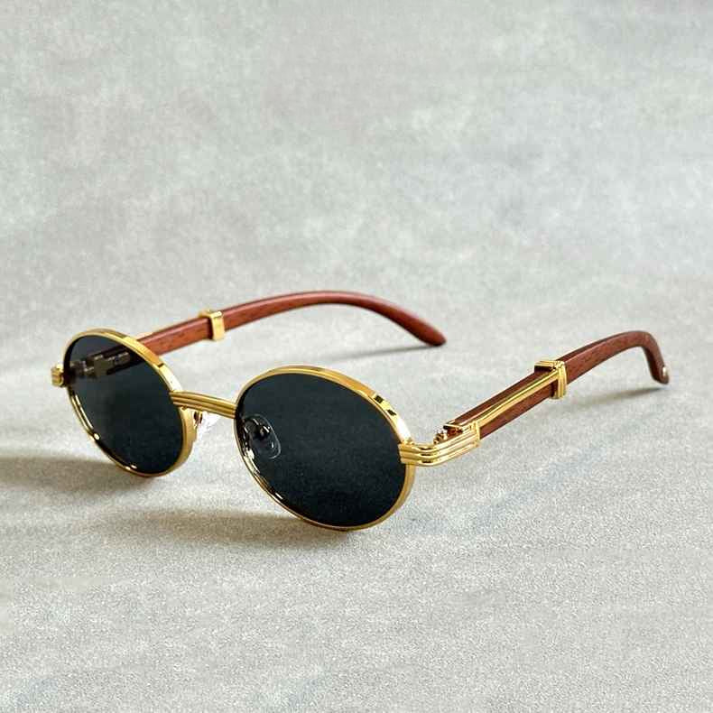 ESMERALDA Vintage Oval Sunglasses