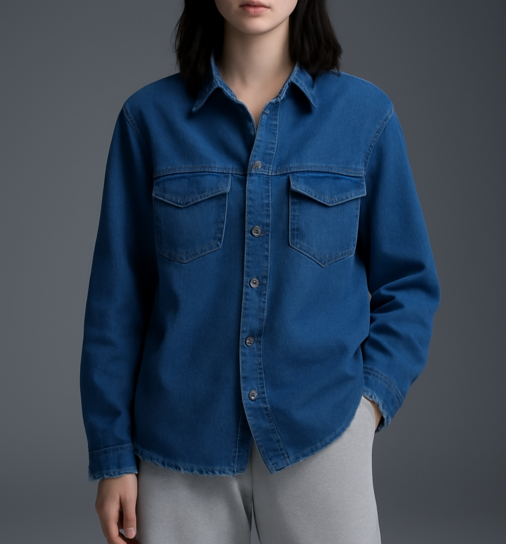 ZOE Luxe Button-Down Top