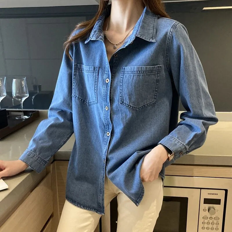 ZOE Luxe Button-Down Top
