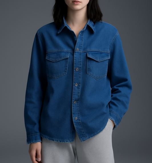 ZOE Luxe Button-Down Top