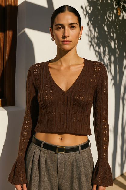 IRENE Luxe Buttoned Knit