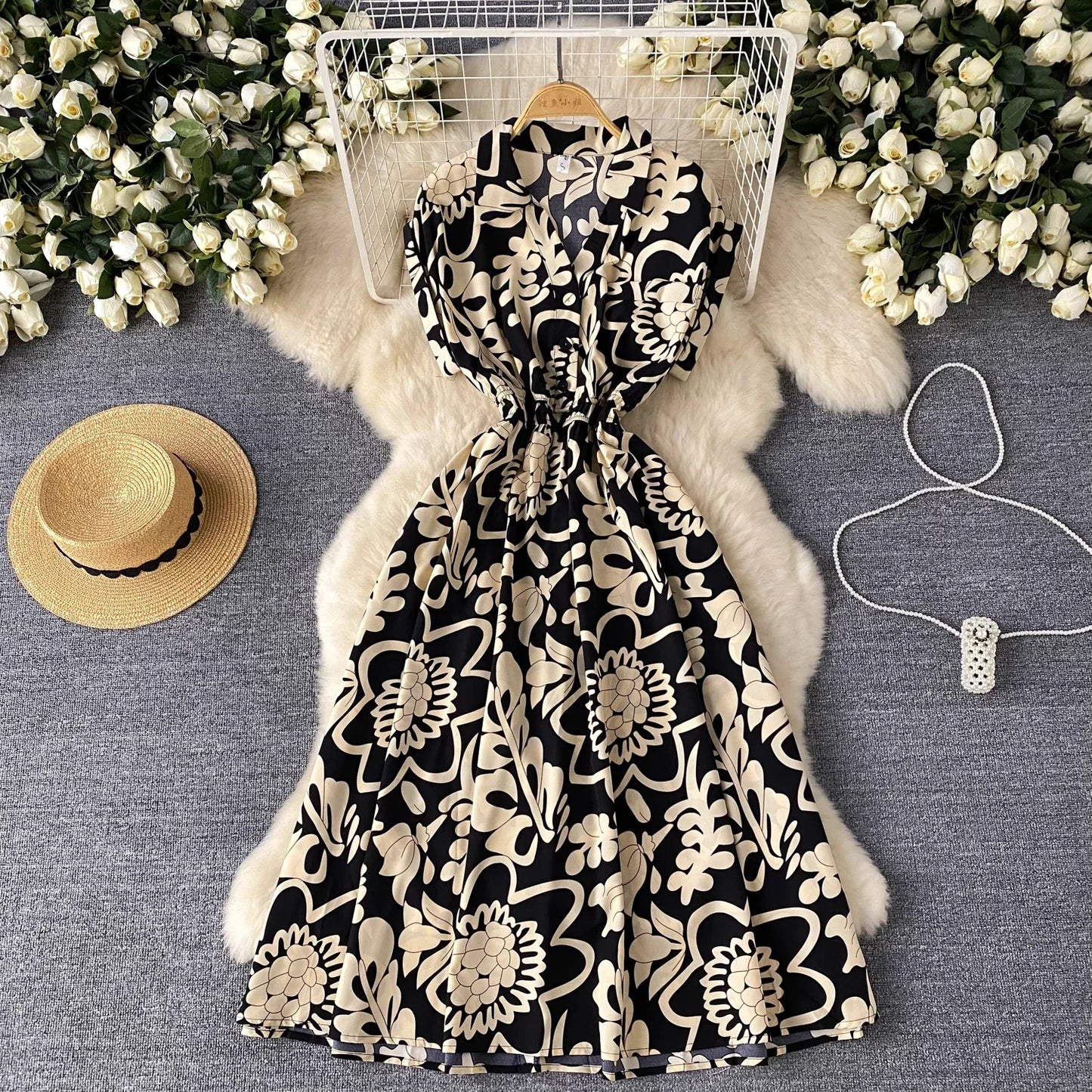 OPHELIA Floral Elegant Dress