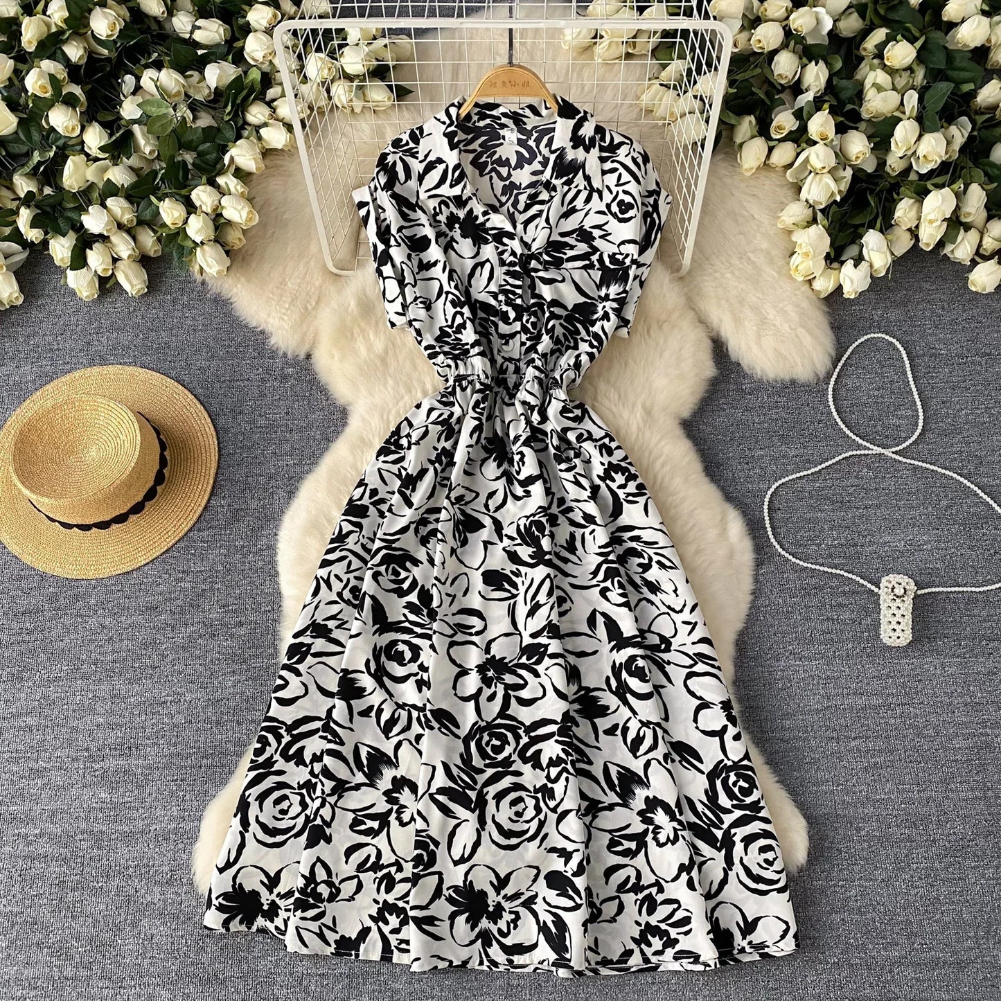 OPHELIA Floral Elegant Dress