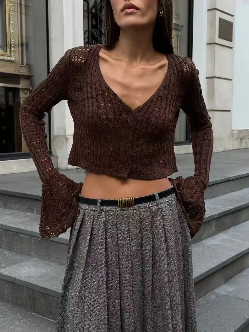 IRENE Luxe Buttoned Knit