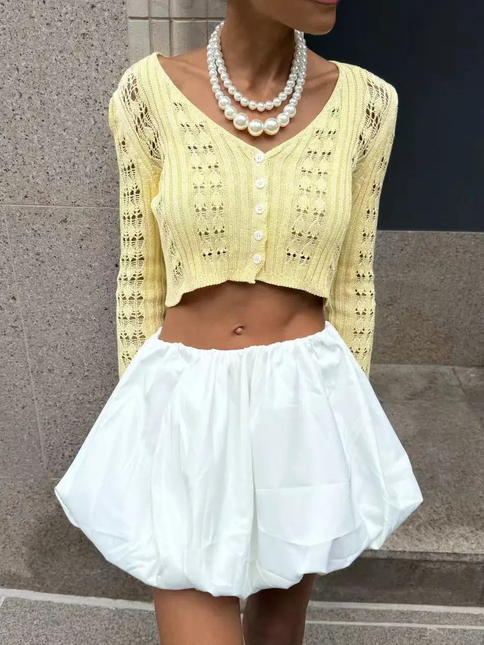 IRENE Luxe Buttoned Knit