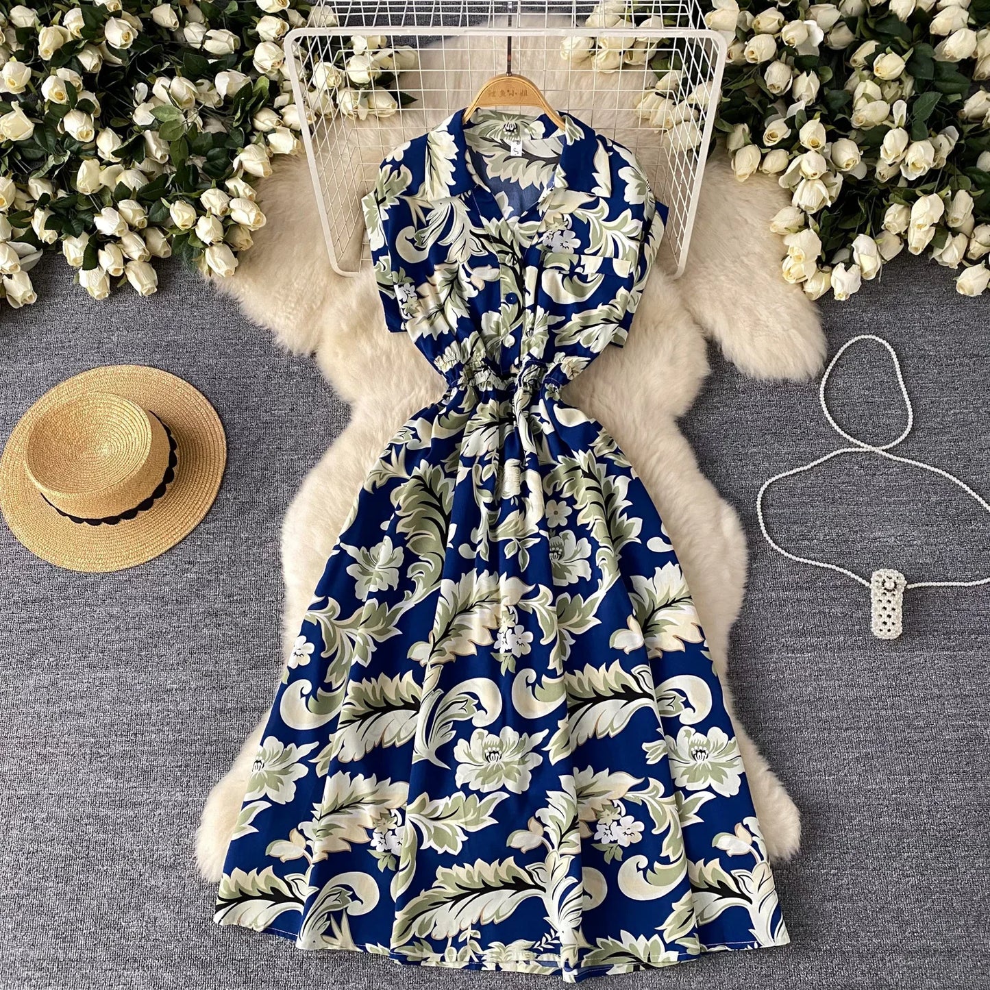 OPHELIA Floral Elegant Dress