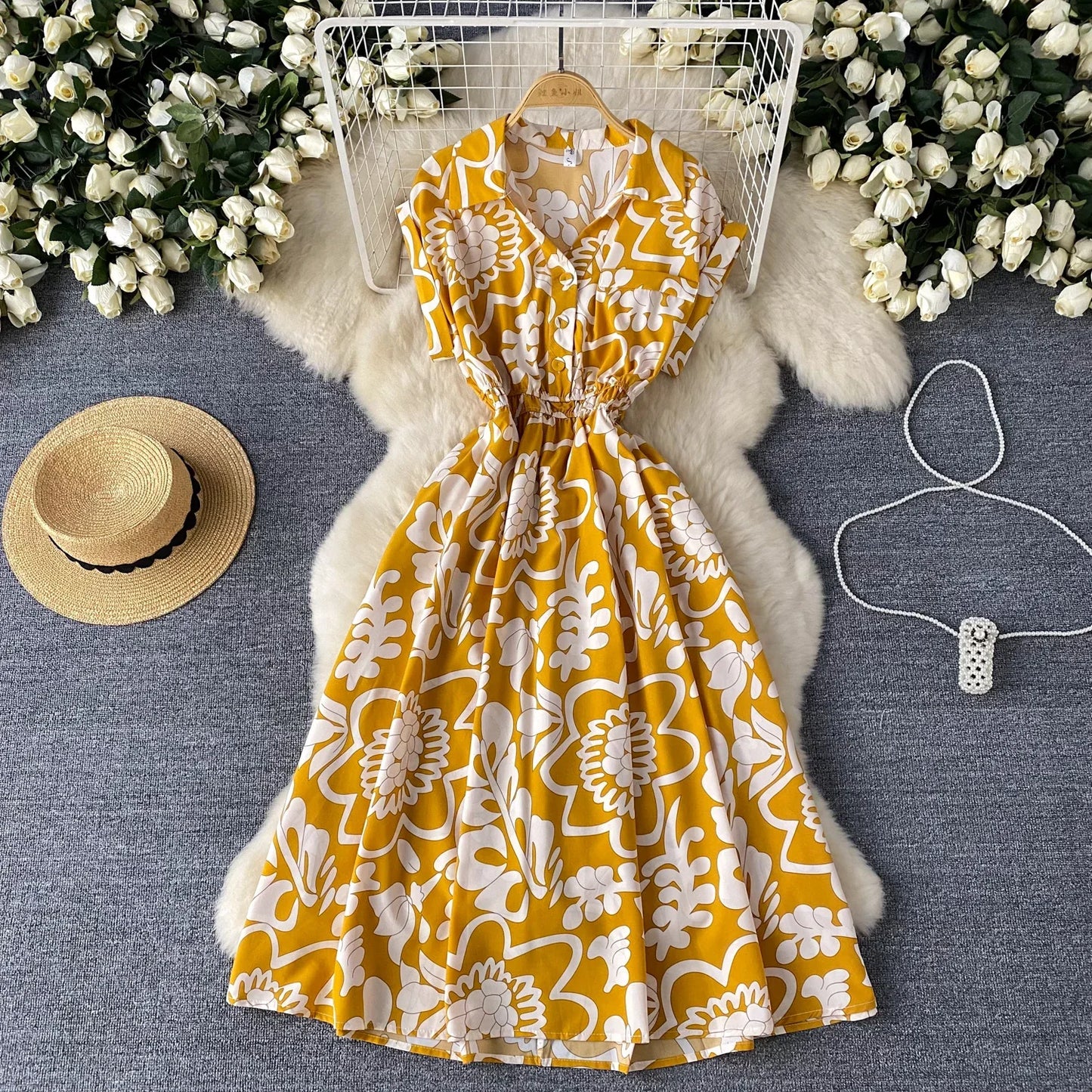 OPHELIA Floral Elegant Dress