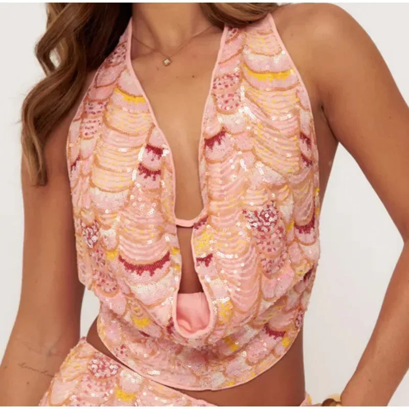 IVANA Backless Summer Set