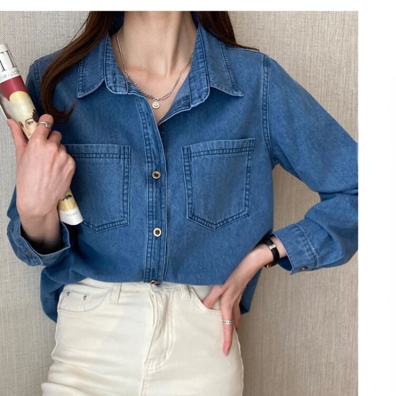 ZOE Luxe Button-Down Top