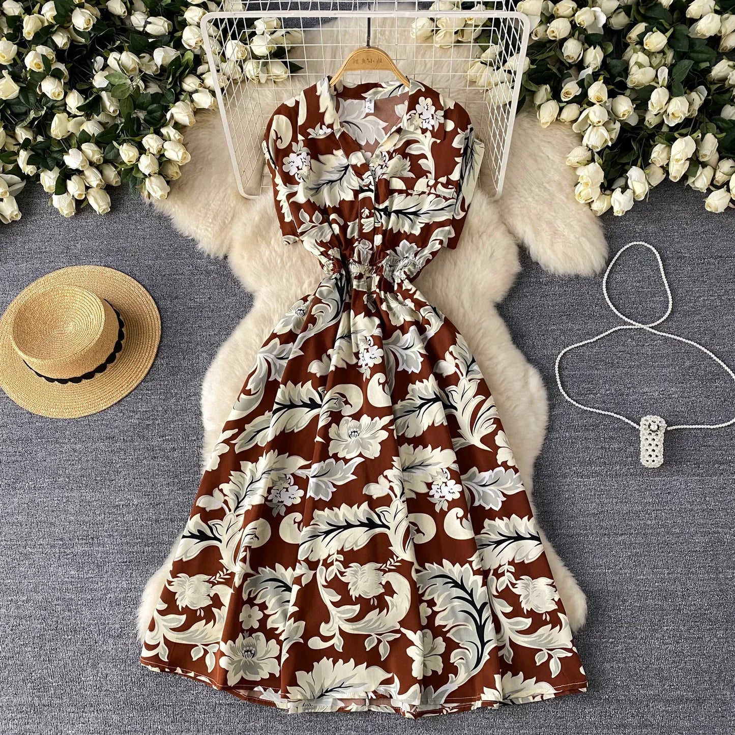 OPHELIA Floral Elegant Dress