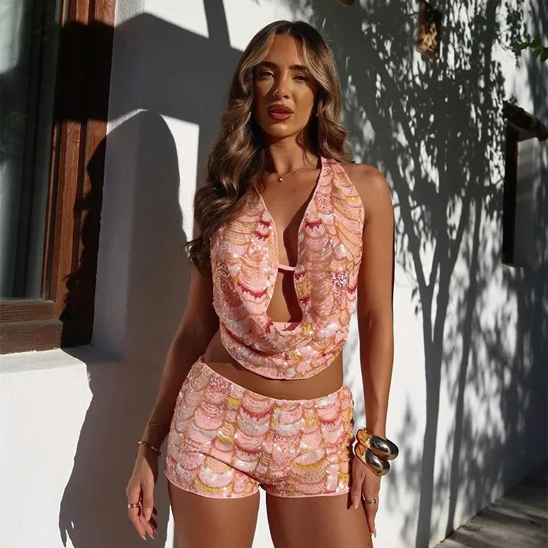IVANA Backless Summer Set