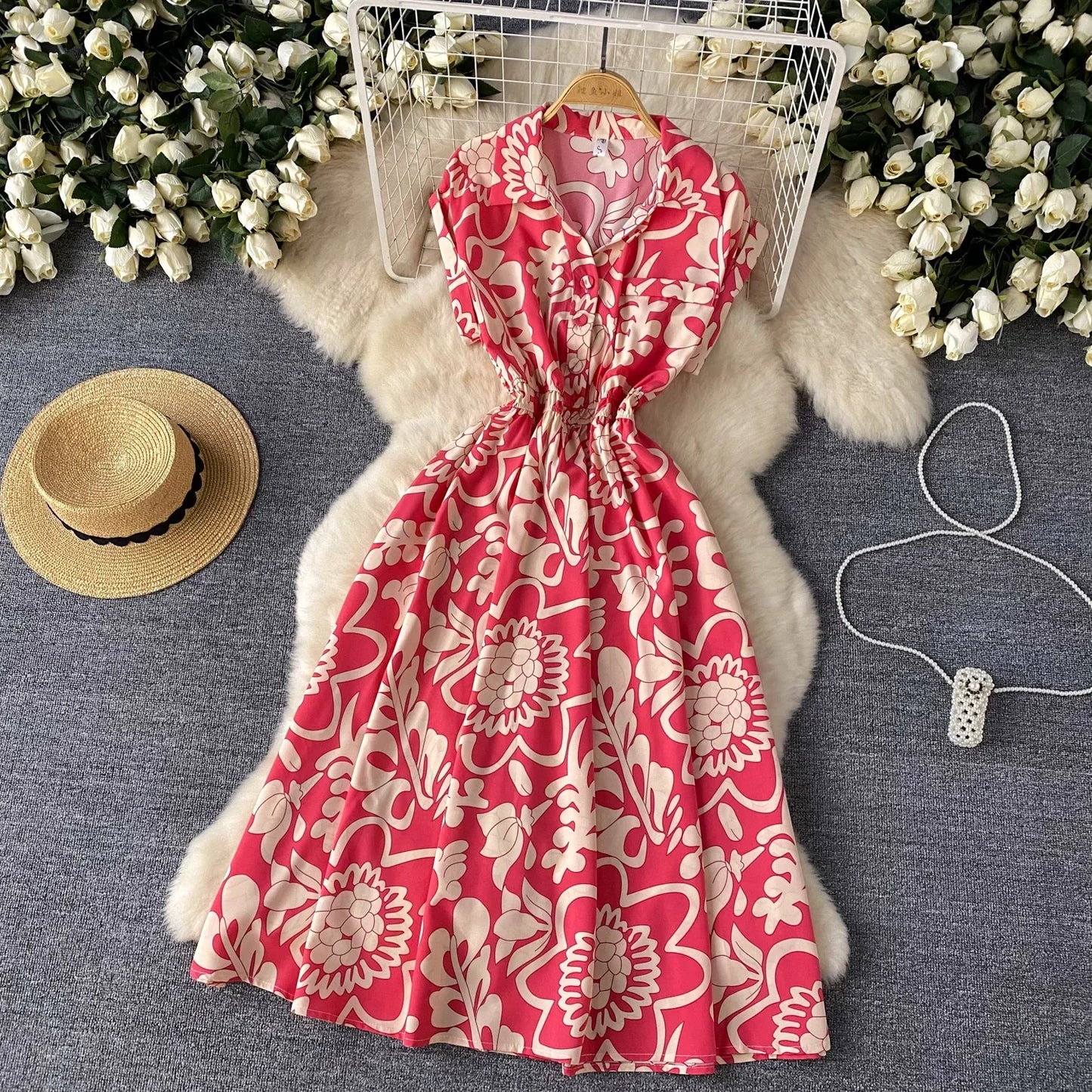 OPHELIA Floral Elegant Dress