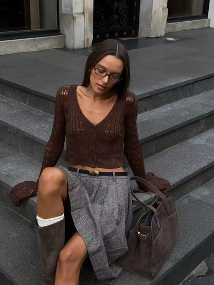 IRENE Luxe Buttoned Knit