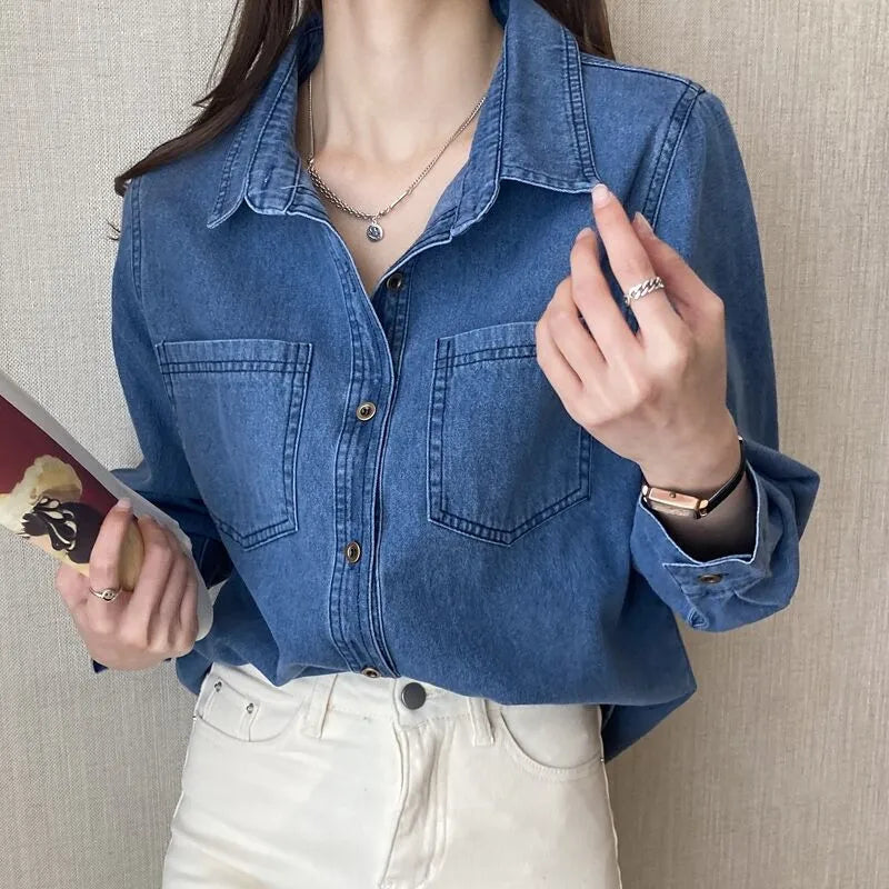 ZOE Luxe Button-Down Top
