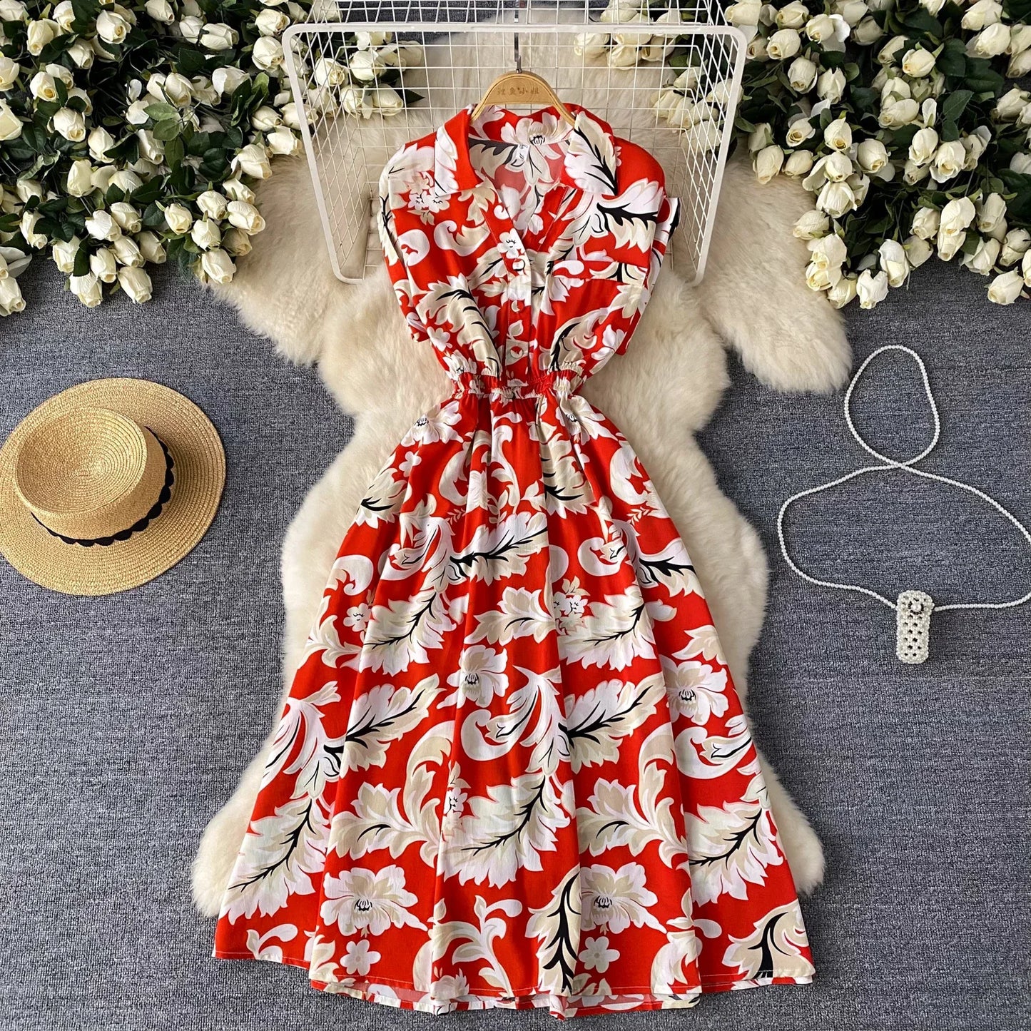 OPHELIA Floral Elegant Dress
