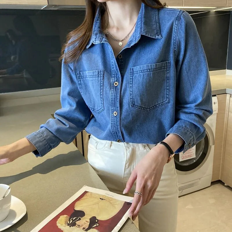 ZOE Luxe Button-Down Top