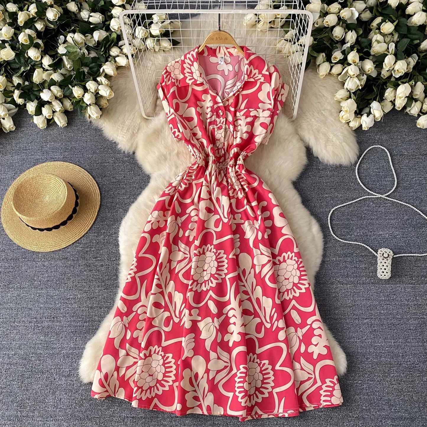 OPHELIA Floral Elegant Dress