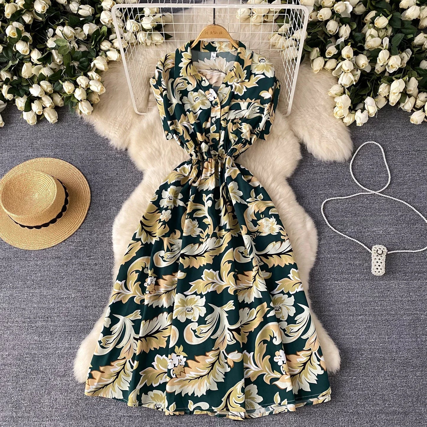 OPHELIA Floral Elegant Dress