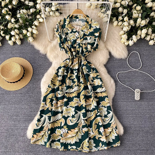 OPHELIA Floral Elegant Dress