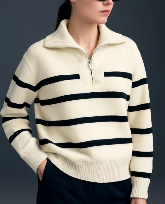 ELLA Sculpted Zip Top